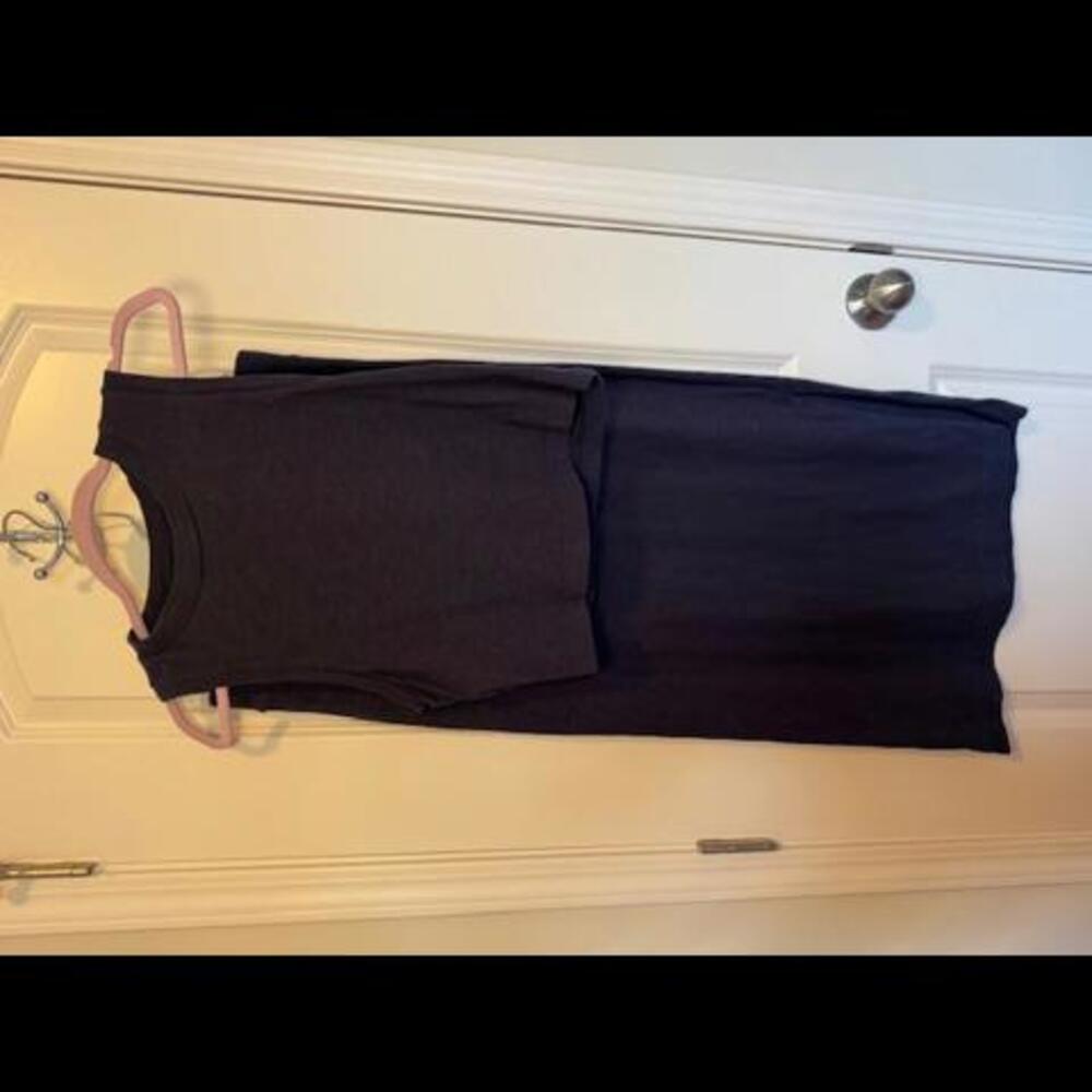 Lou & Grey - Crop Top and Pencil‎ Midi Skirt Matching Set